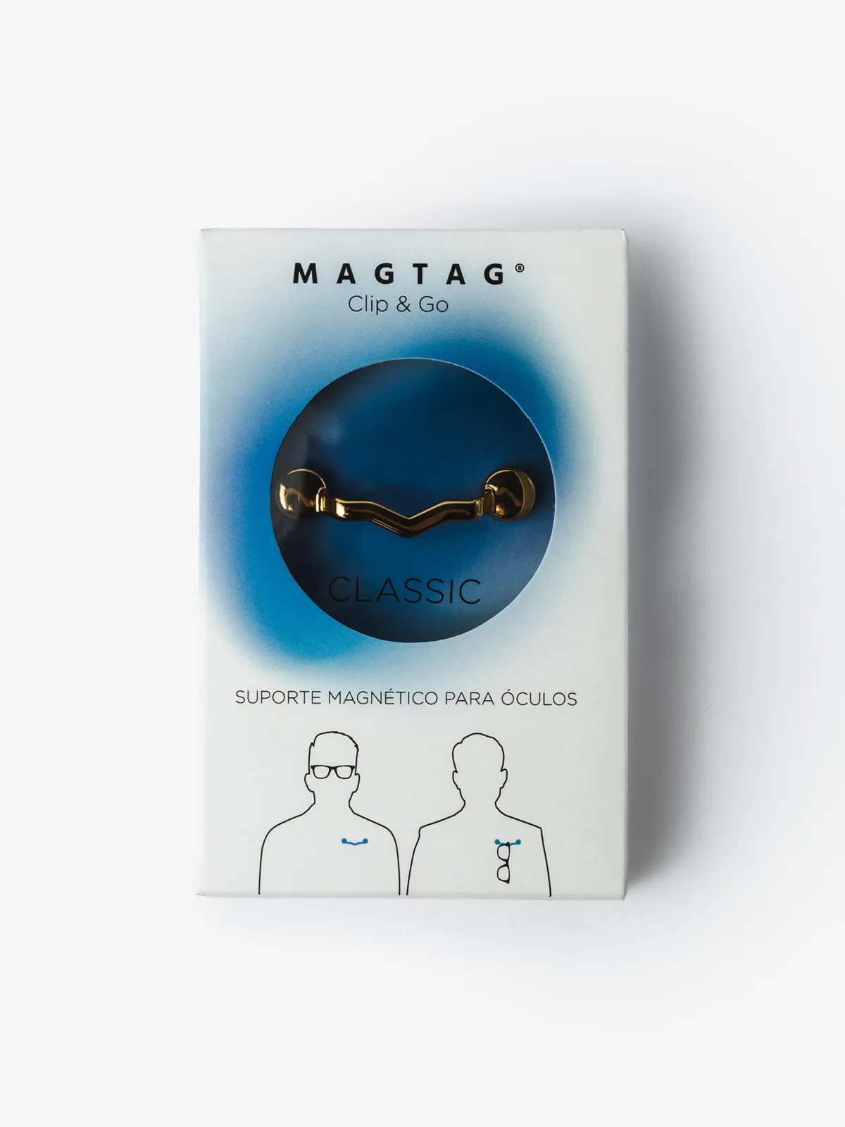 Embalagem do MagTag Classic Ouro